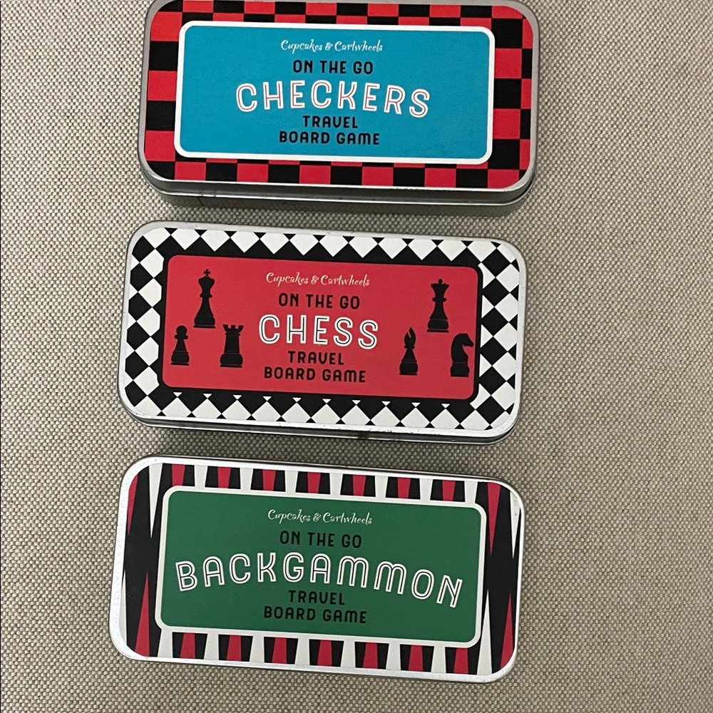 On The Go Travel Board Game Set